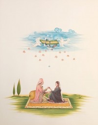 Mufakhar Subhani, 22 x 17 Inch, Gouache and Archival Digital Print on Vasli, AC-MFS-001 Mufakhar Subhani, 22 x 17 Inch, Gouache and Archival Digital Print on Vasli, AC-MFS-001